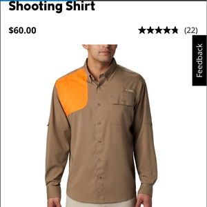 Columbia Men’s Shooting Shirt 2XL/2TG